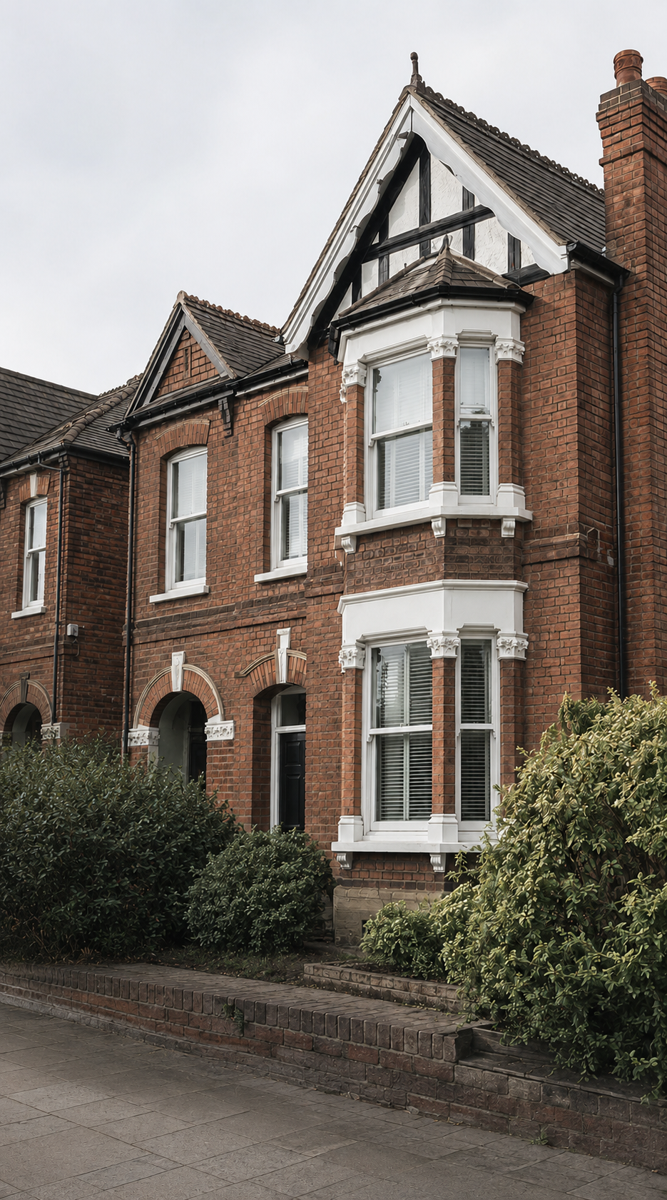 Well-maintained UK rental property exterior